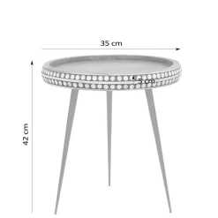 Wohnen Ethno Style Beistelltisch aus Massivholz Mango - Piton