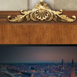 Wohnen Extravagante TV Anbauwand Möbelset - Carlenna (vierteilig)