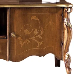 Wohnen Extravagante TV Anbauwand Möbelset - Carlenna (vierteilig)