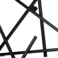 Wohnen Extravagante Wandgarderobe in Schwarz - Volkma