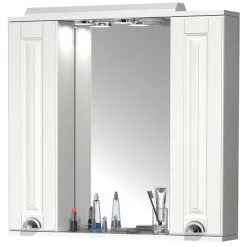 Extravaganter Bad Spiegelschrank in Weiß - Akira^Wohnen Best