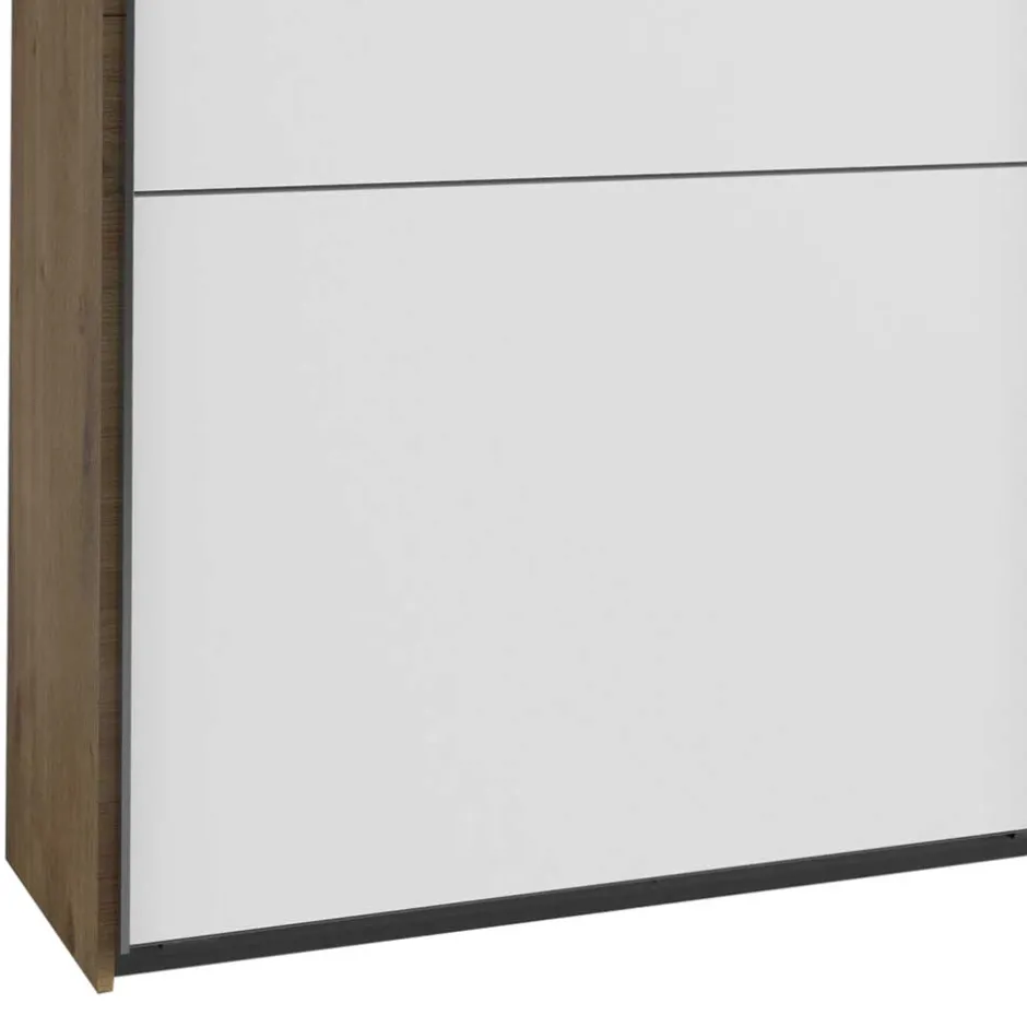 Wohnen Extravaganter Schlafzimmerschrank zweifarbig - Stufania