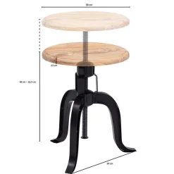 Wohnen Factory Design Hocker höhenverstellbar - Vastoy