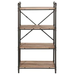 Wohnen Factory Style Regal in verwitterter Holz Optik - Nenvia