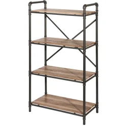 Wohnen Factory Style Regal in verwitterter Holz Optik - Nenvia