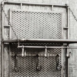 Wohnen Factory Wandgarderobe aus Metall - Foskany