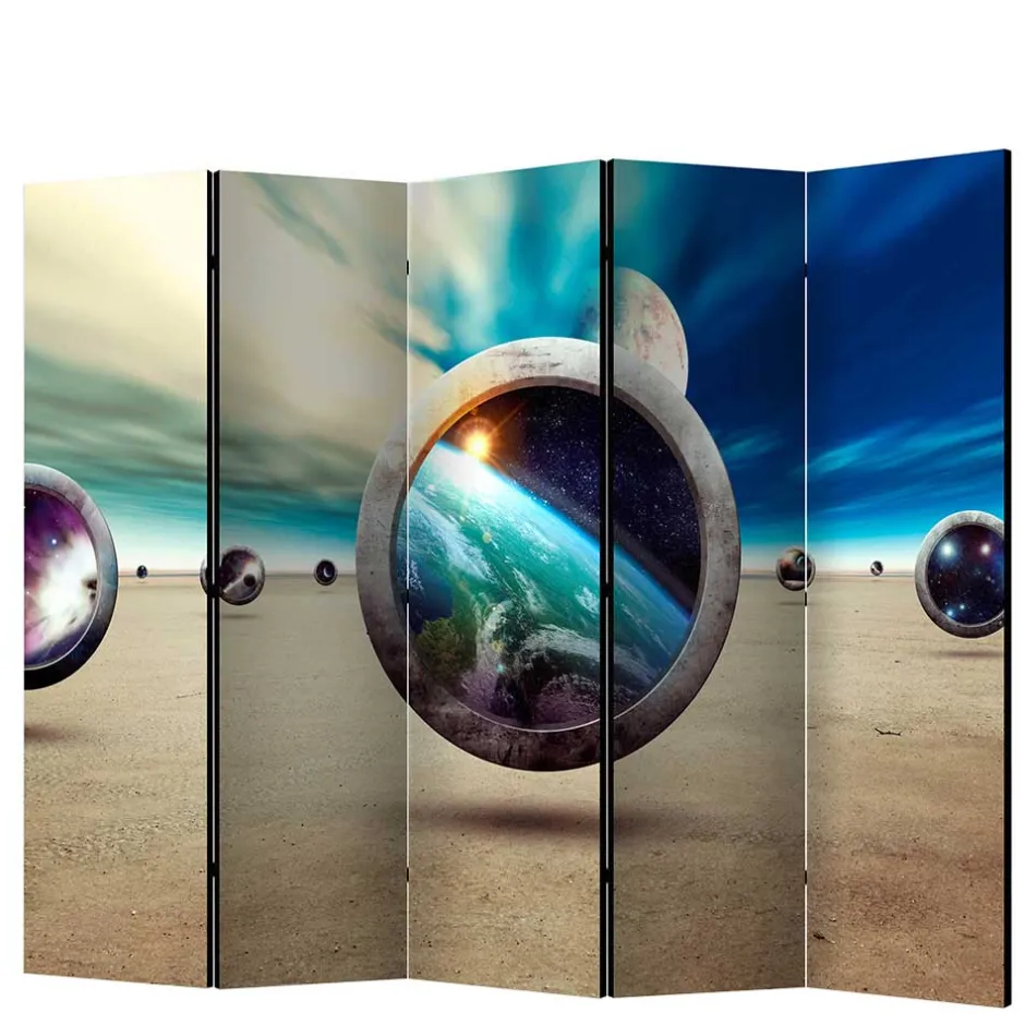 Wohnen Faltbare Foto Trennwand mit Fantasy Motiv - Etterna