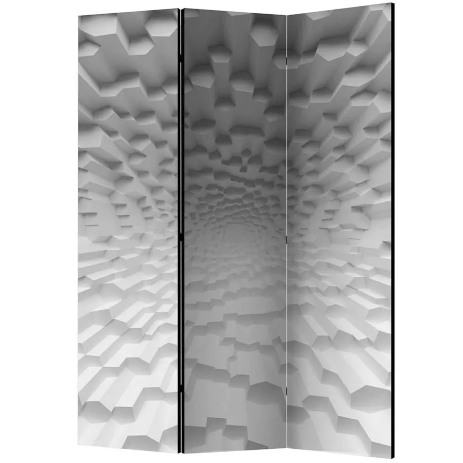 Wohnen Faltbare Leinwand-Trennwand 135 cm breit - Bergomo