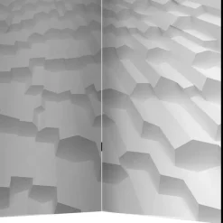 Wohnen Faltbare Leinwand-Trennwand 135 cm breit - Bergomo