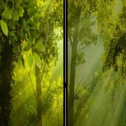 Wohnen Faltbarer Paravent Wald & Sonne - Pulany