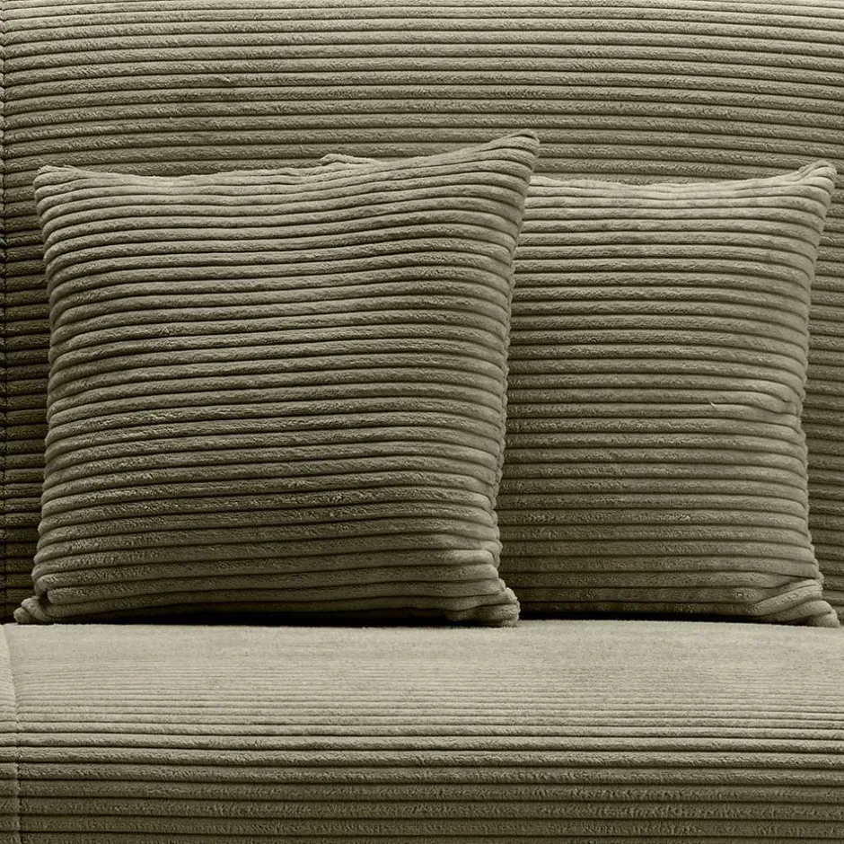 Wohnen Faltcouch in Grün Cordbezug - Lubines