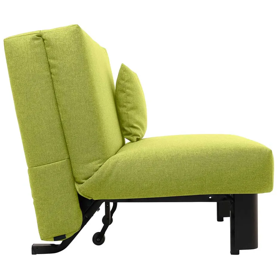 Faltcouch ohne Armlehnen in Gelbgrün - Ektuala^Wohnen Online