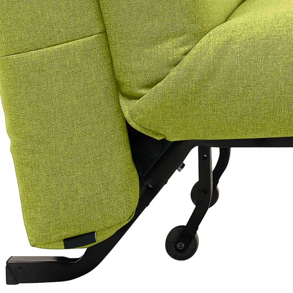 Faltcouch ohne Armlehnen in Gelbgrün - Ektuala^Wohnen Online