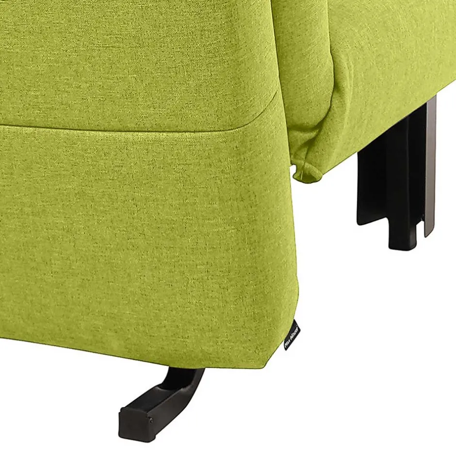 Faltcouch ohne Armlehnen in Gelbgrün - Ektuala^Wohnen Online