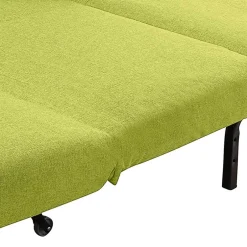 Faltcouch ohne Armlehnen in Gelbgrün - Ektuala^Wohnen Online