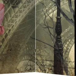Falt-Paravent mit Vintage Paris Motiv - Lamaika^Wohnen Online