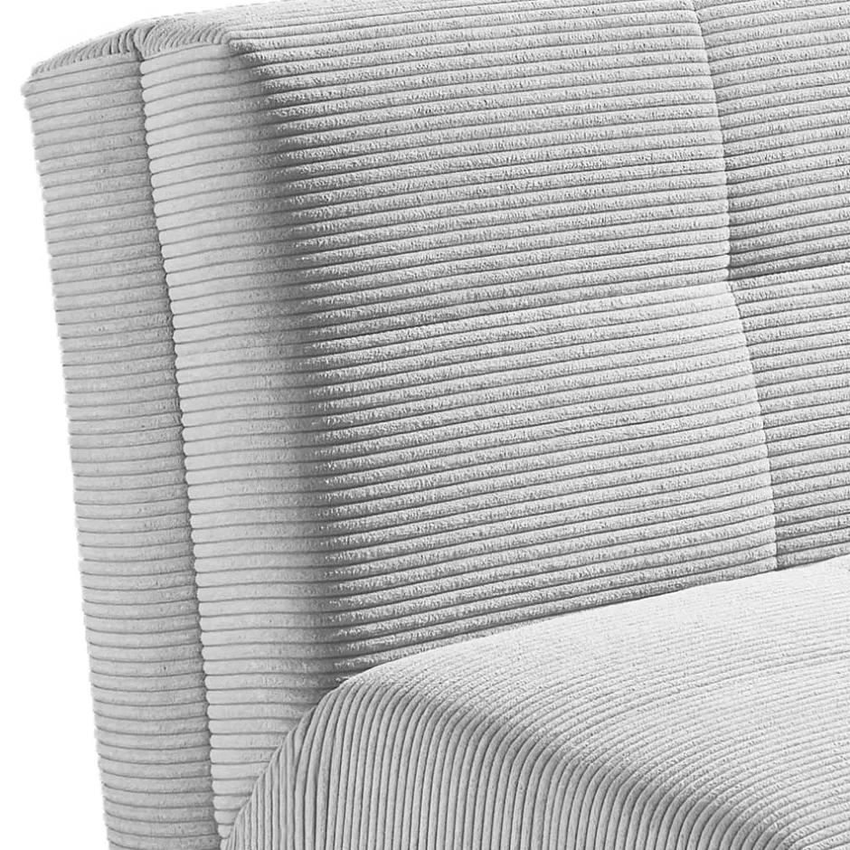 Faltsessel in Silber Grau Cord - Levanton^Wohnen Sale