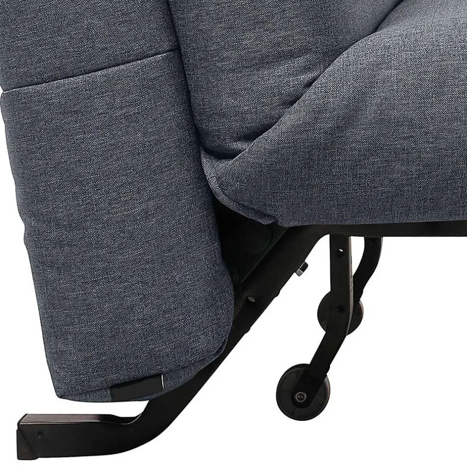 Faltsofa in Blau mit Schwarz - Florin^Wohnen Online