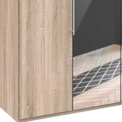 Wohnen Falttüren Kleiderschrank mit Spiegel - Zayun