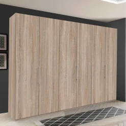 Wohnen Falttüren Schlafzimmerschrank 3-türig - Zayun