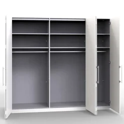 Falttürenschrank foliert in Holzoptik - Crenba^Wohnen Discount