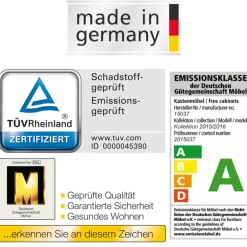 Falttürenschrank Gunjo in Weiß Eiche Sägerau^Wohnen Discount