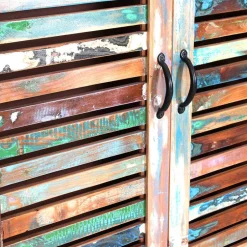 Wohnen Farbenfrohe Flureinrichtung im Shabby Chic - Vosbadus (vierteilig)