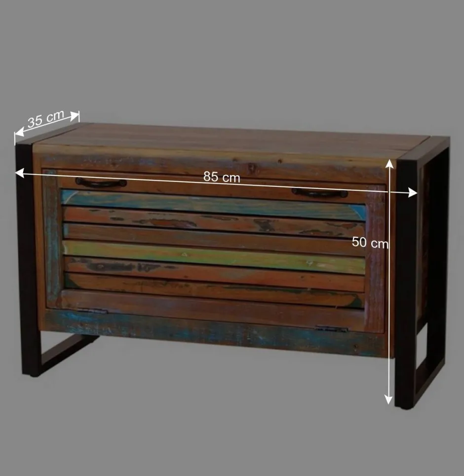 Wohnen Farbenfrohe Flureinrichtung im Shabby Chic - Vosbadus (vierteilig)