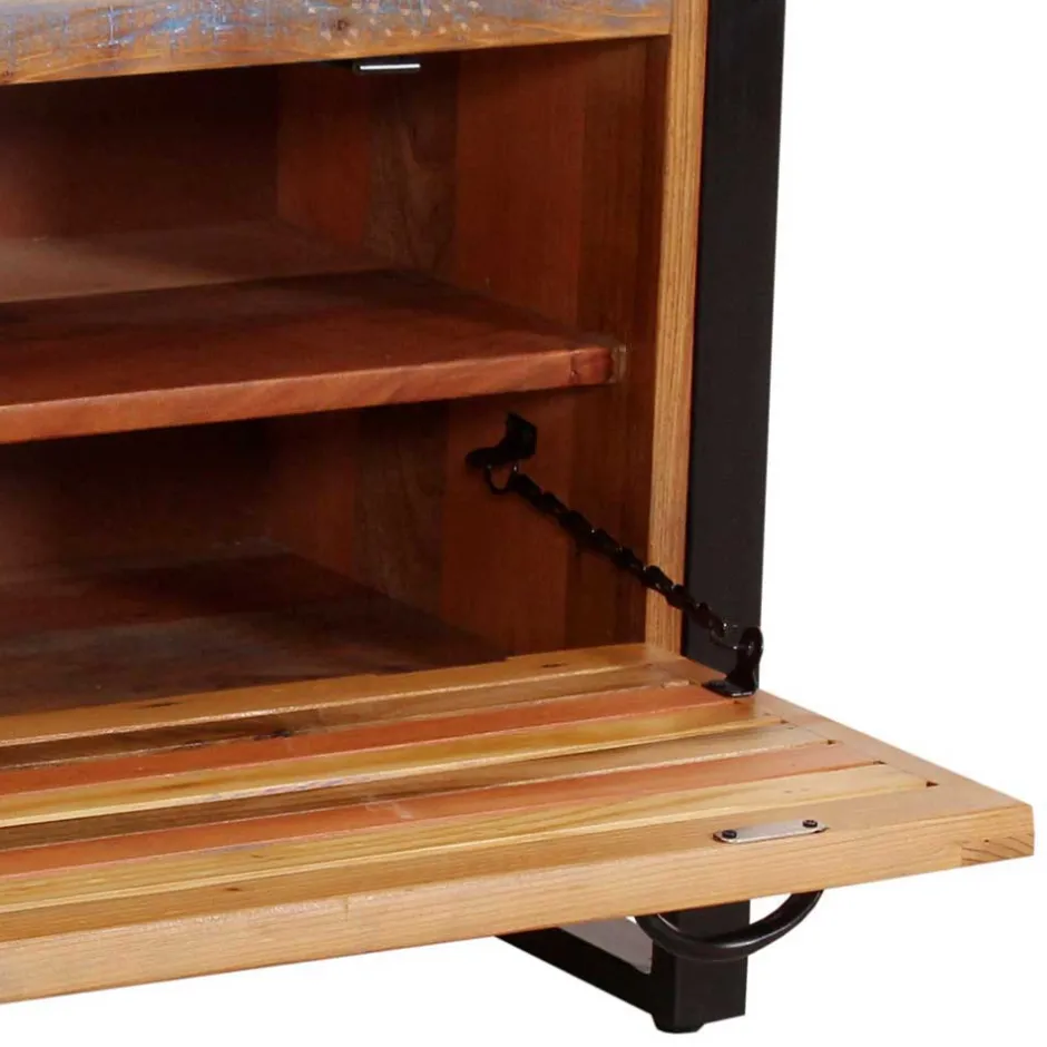 Wohnen Farbenfrohe Flureinrichtung im Shabby Chic - Vosbadus (vierteilig)