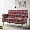 Federkern Küchensofa in Rot kariert - Sinael^Wohnen Online