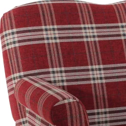 Federkern Küchensofa in Rot kariert - Sinael^Wohnen Online