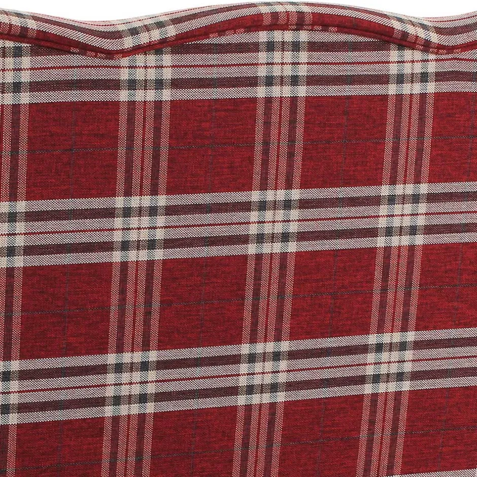 Federkern Küchensofa in Rot kariert - Sinael^Wohnen Online