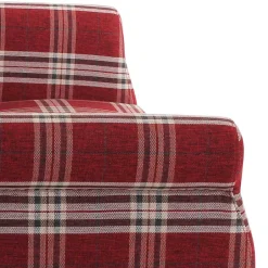 Federkern Küchensofa in Rot kariert - Sinael^Wohnen Online