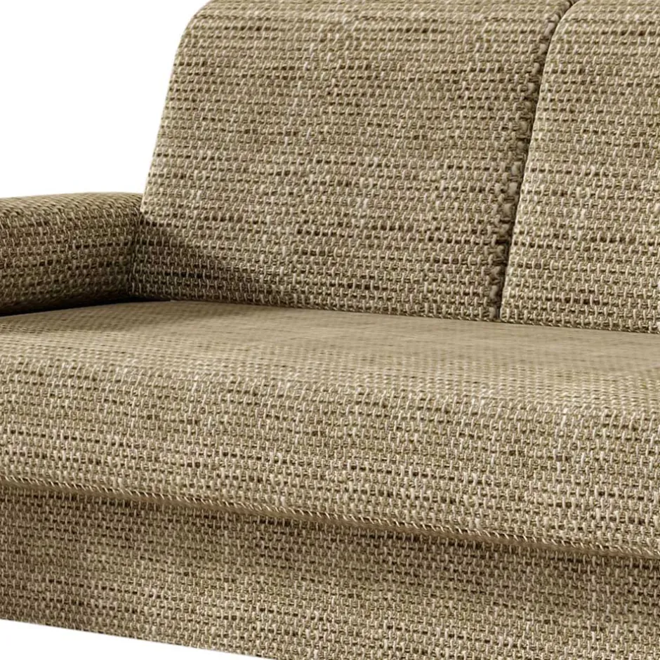 Federkern Klappsofa in Beige und Dunkelbraun - Carinna^Wohnen Online
