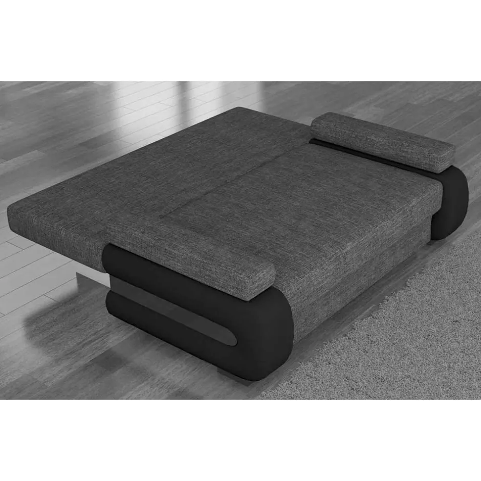 Federkern Klappsofa in Beige und Dunkelbraun - Carinna^Wohnen Online