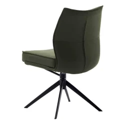 Federkern Lederstühle in Oliv Grün - Synfrunia (2er Set)^Wohnen Outlet