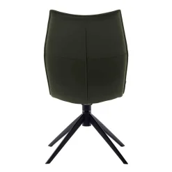 Federkern Lederstühle in Oliv Grün - Synfrunia (2er Set)^Wohnen Outlet