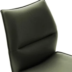 Federkern Lederstühle in Oliv Grün - Synfrunia (2er Set)^Wohnen Outlet