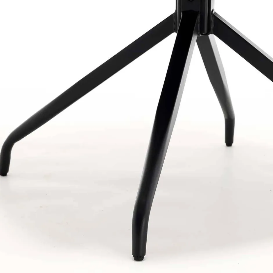 Wohnen Federkern-Armlehnenstuhl mit Spidergestell - Depecha (2er Set)