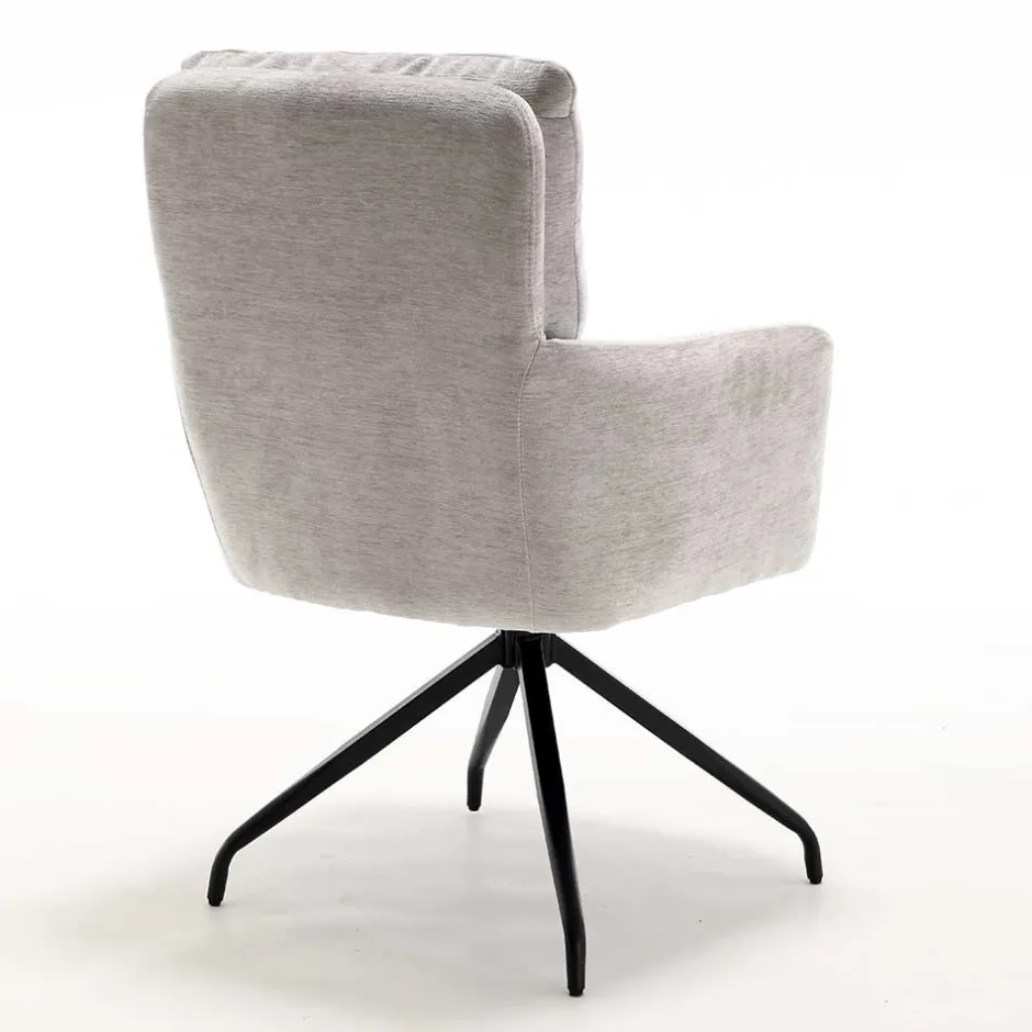 Wohnen Federkern-Armlehnenstuhl mit Spidergestell - Depecha (2er Set)