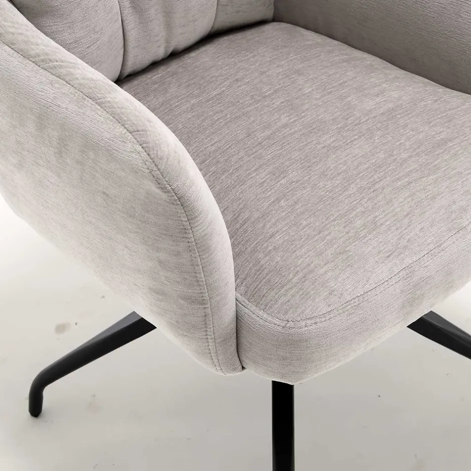 Wohnen Federkern-Armlehnenstuhl mit Spidergestell - Depecha (2er Set)