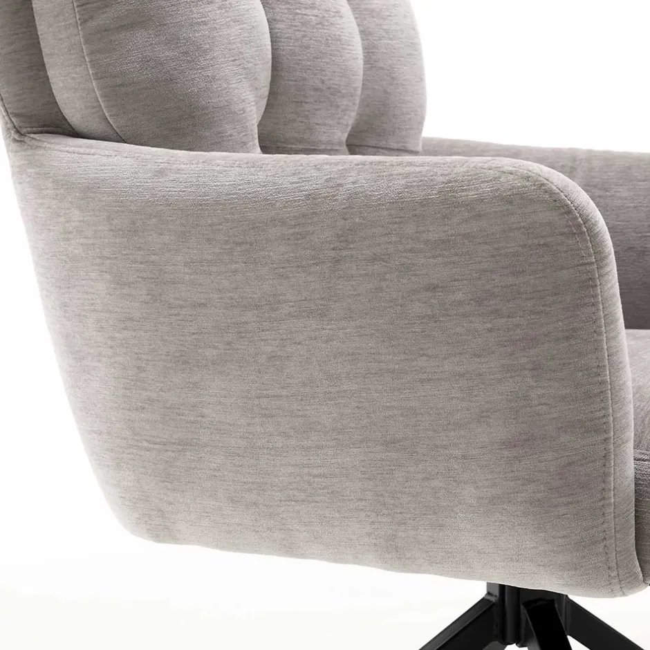 Wohnen Federkern-Armlehnenstuhl mit Spidergestell - Depecha (2er Set)