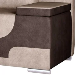 Federkern-Funktionssofa in Beige und Braun - Vallarta^Wohnen Online