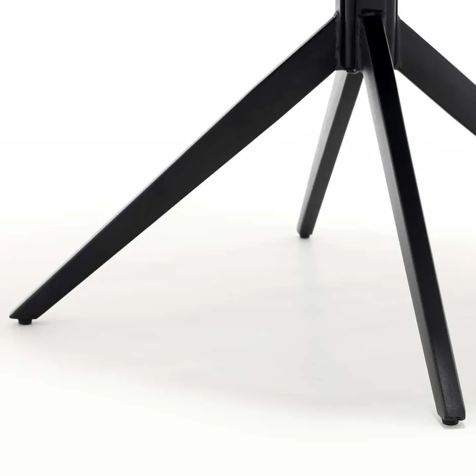 Wohnen Federkern-Polsterstuhl mit Armlehnen - Castilla (2er Set)