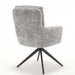 Wohnen Federkern-Polsterstuhl mit Armlehnen - Castilla (2er Set)