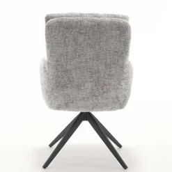 Wohnen Federkern-Polsterstuhl mit Armlehnen - Castilla (2er Set)