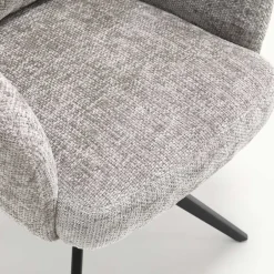 Wohnen Federkern-Polsterstuhl mit Armlehnen - Castilla (2er Set)