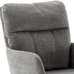 Wohnen Federkern-Tischsessel in Grau - Castalla (2er Set)