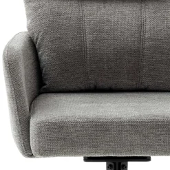 Wohnen Federkern-Tischsessel in Grau - Castalla (2er Set)