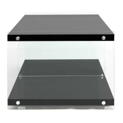 Wohnen Fernseher Tisch in Schwarz MDF - Sulara